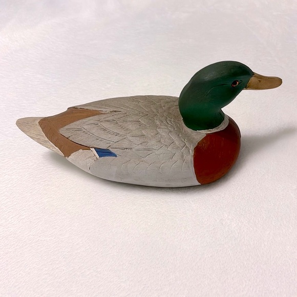 Vintage Craft-Tex Duck Decoy - American Wild Fowl Series 1985 Signed Mallard USA - Picture 2 of 9